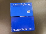 1968 and 1970 Proof Sets