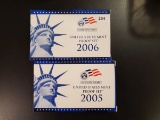 2005 and 2006 Proof Sets