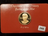 And last but not least, Dept Of Treasury Bureau of Mint Proof medal