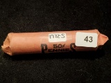 Bank Wrapped Brilliant Uncirculated roll of 1972-S Memorial Cents