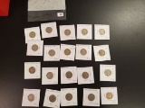 Small group of 20 (twenty) Buffalo Nickels