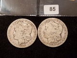 1901-O and 1891-O Morgan Dollars