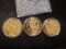 Three VERY COOL GOLD PLATED MEDALS