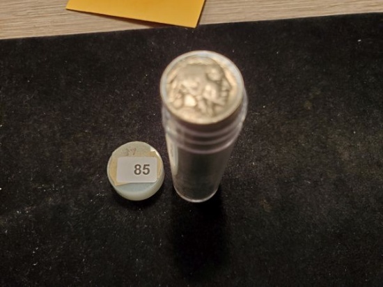 Roll of 50 PARTIAL DATE AND NO DATE BUFFALO NICKELS