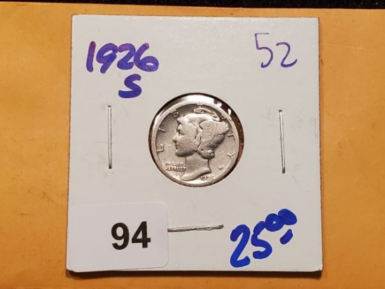 Better Date 1926-S Mercury Dime