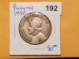 1930 half balboa from Panama