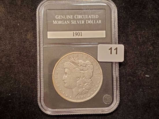 Slabbed Better Date 1901 Morgan Dollar