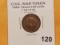 Civil War Token 1863 Peace For Ever