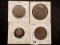 Four early and mid-1800's World Coins