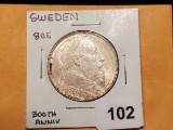 Sweden silver 1932 2 kronor