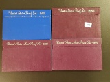 1983, 1985, 1988, and 1990 Proof Sets
