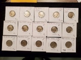 Fifteen Buffalo Nickels