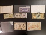Six nice World Currency Notes