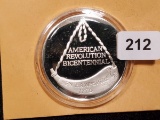 Franklin Mint American Revolution Silver Medal