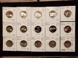 Fifteen States Quarters all Proof Deep Cameo