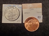 Two South Dakota Souvenir Dollars