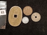 Four cool Japanese coins