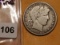 1907-O Barber Half Dollar in Fine