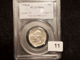 PCGS 1958-D Washington Quarter in MS-66