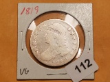 1819 Capped Bust Half Dollar in Very Good condition