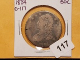 1834 Capped Bust Half Dollar