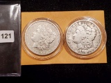 1885-O and 1879-S Morgan Dollars