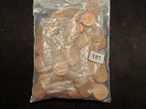 Bag of Canadian Pennies