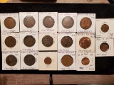 Seventeen World Coins