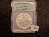 ICG 2005 American Silver Eagle MS-70