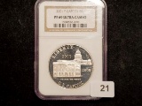 NGC 2001-P Capitol Commemorative Silver Dollar