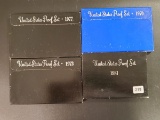 Four Proof Sets 1977, 1973, 1970, and 1981