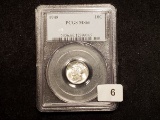 PCGS 1945 Mercury Dime in MS-66