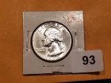 Variety coin! GEM BU 1962 Quarter Double Die Obverse