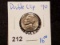 1964 JEFFERSON NICKEL ERROR COIN WITH A DOUBLE RIM CLIP