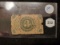 Three cent postal fractional note