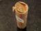 Full Bank wrapped roll of 1955-D Brilliant Uncirculated Wheat cents