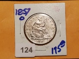 Higher grade 1857-O Seated Liberty Half Dollar - details