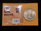 1953 South Africa 2 1/2 shillings