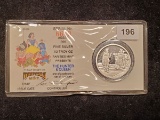 1987 Walt Disney Snow White & 7 Dwarves Silver Round