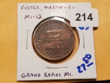 TRADE TOKEN FROM FOSTER, MARTIN, & COMPANY