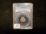 PCGS 1890 Seated Liberty Dime in Fine 12