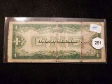 Series of 1928-a one dollar funny back note
