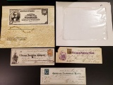 Three cool banknotes and a ANA replica dollar