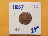 1857 Flying Eagle cent