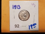 1913 Barber Dime