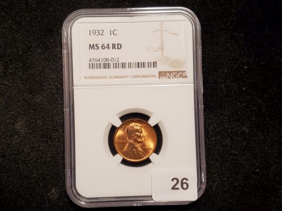 NGC 1932 Wheat Cent in MS-64 RED