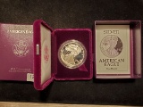 1992 American Silver Eagle Proof Deep Cameo