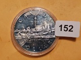 Silver 1984 Toronto Canada dollar Proof