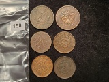 Six big and nicer Chinese Copper coins