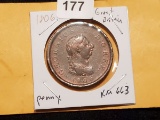 Super 1806 Great Britain penny